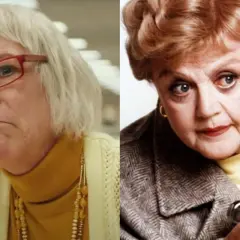 Jamie Lee Curtis och Angela Lansbury, två ikoniska skådespelerskor, i en jämförelse av deras roller. Rollistan i "Mord och inga visor" skulle vara komplett med dessa talanger.