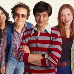 Här är rollistan i That '70s Show: Eric, Donna, Hyde, Kelso, Jackie och Fez. De är redo för nya äventyr i Wisconsin.